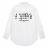 메종 Maison Margiela 플립오버 로고드 셔츠