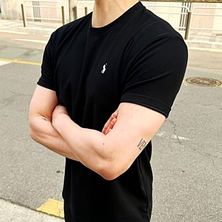 POLO 랄프*렌  아이스 머슬핏 니트반팔