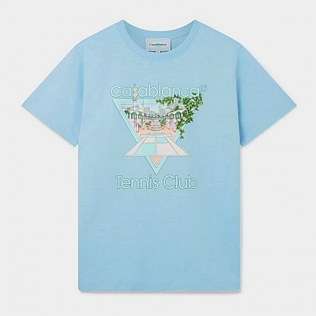 카사블랑카 CASABLANCA 테니스바인 오가닉 티셔츠