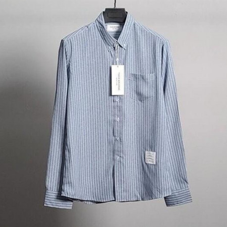 톰브*운   린넨 세로줄 셔츠