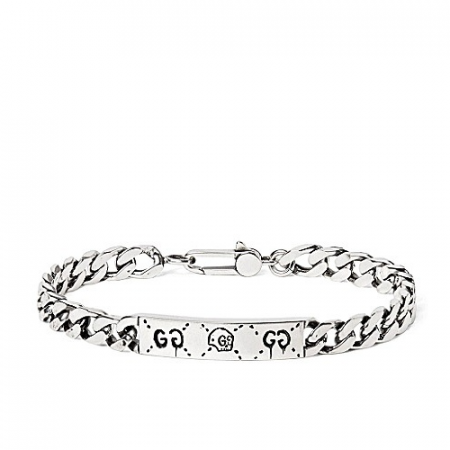 구* GUCCI 고스트 실버 체인 브레이슬릿