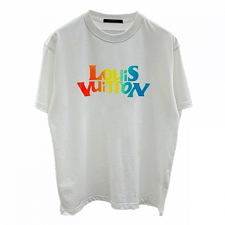 LOUIS VUITTON 페이드 로고드 티셔츠
