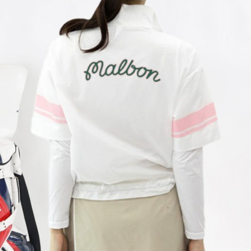 MALB*N   팔라인 배색 아노락 반팔