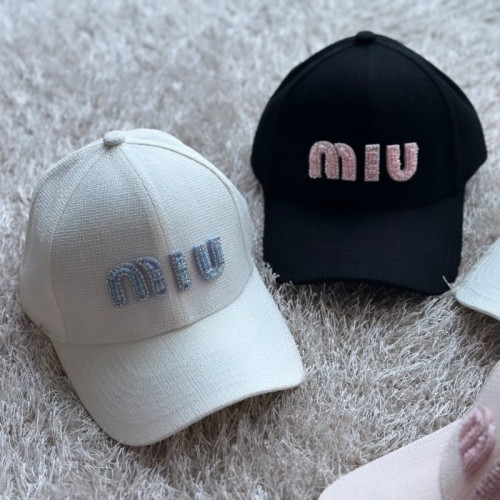 MIU M*U   스팽글 볼캡