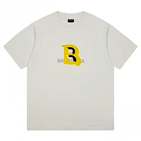 BALENCIAGA 비블럭 패치드 티셔츠