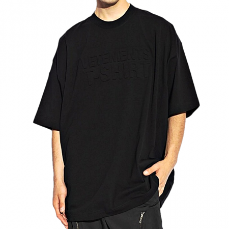 VETEMENTS 프레스드 클로스 티셔츠