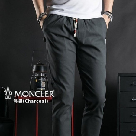 MONCL*R   “네추럴 밴딩 면스판 팬츠”  2024 SS신상