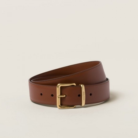 MIU M*U   로고 가죽벨트