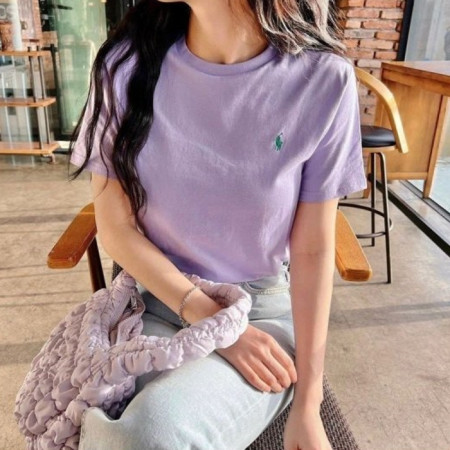 POLO 랄프*렌   우먼 코튼 라운드 티셔츠