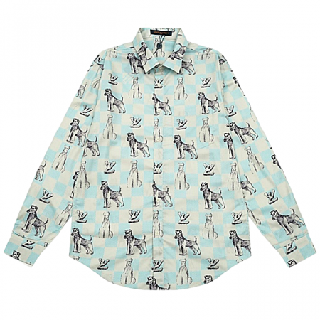 LOUIS VUITTON 폭스 다미에 프린티드 셔츠