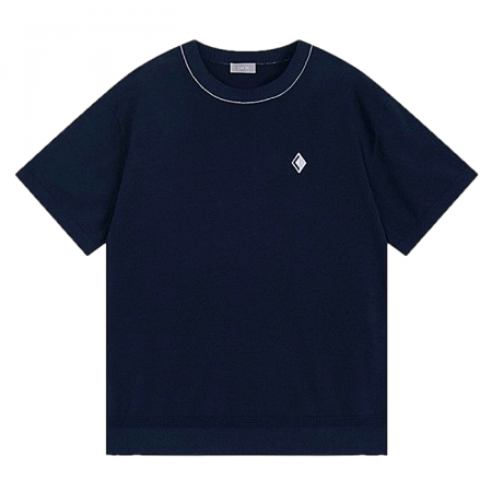 DIOR 다이아 로고드 니티드 티셔츠