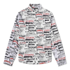 발렌시*가 BALENCIAGA 리피트 로고 셔츠