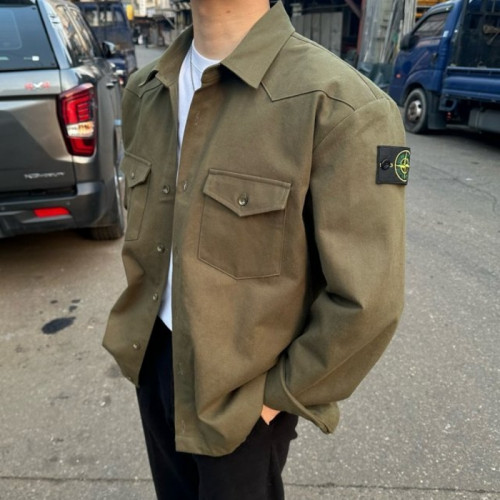 스톤 아일*드   포켓 카라 자켓