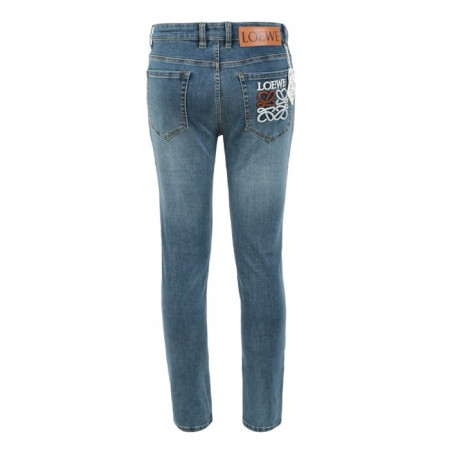 LOE*E 자수 로고 슬림 일자진