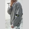 스톤 아일*드 STONE ISLAND MA-1 피그먼트 맨투맨