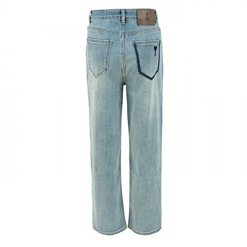 아미 AMI 스몰 블랙 하트 워싱진