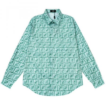 펜디 FENDI 로고 롱슬리브 셔츠