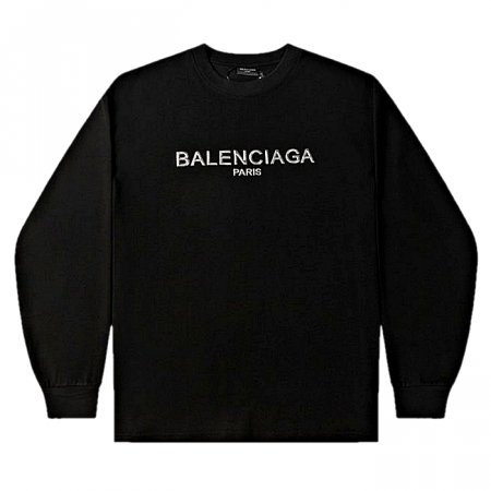 BALENCIAGA 크롬드 로고 롱슬리브