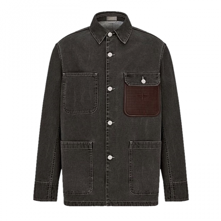 DIOR x STONE 디베이스드 페이드 데님자켓