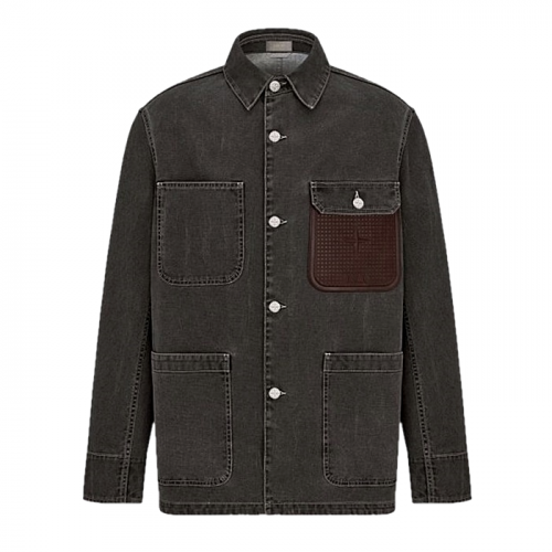 DIOR x STONE 디베이스드 페이드 데님자켓