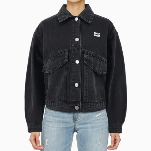 MIU M*U   영문로고 데님자켓