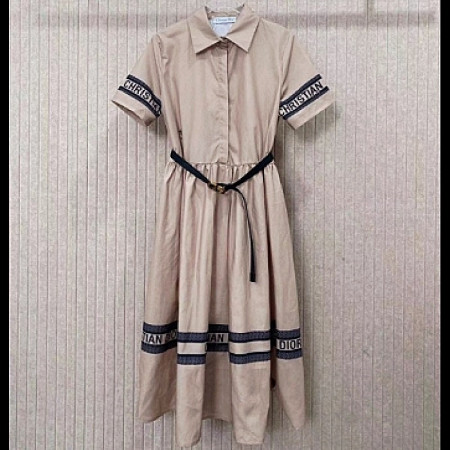 DIOR 베이직 로고 원피스