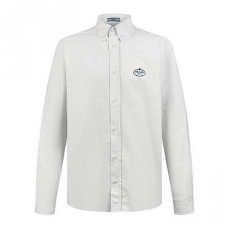 PRADA 사보이로고드 포플린 셔츠
