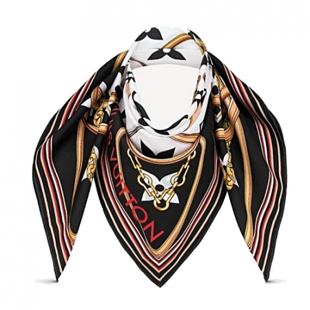 루이*통 LV 얼티밋 모노그램 스퀘어 스카프