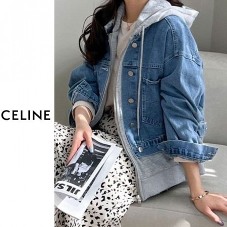 CELI*E   앤비 데님 후드자켓