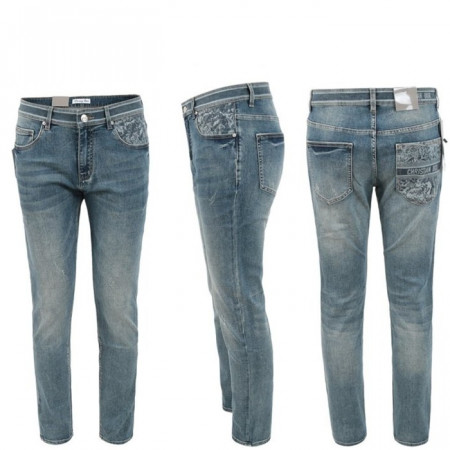 DIOR  나염 중청 슬림 일자진