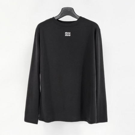MIU M*U   센터로고 티셔츠