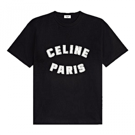 CELINE 플로팅 로고드 티셔츠