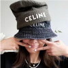 셀*느 CELINE 로고 데님 버킷햇
