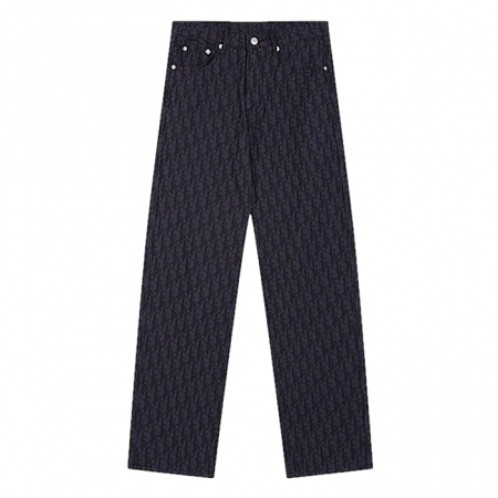 DIOR 플록 오블리크 데님팬츠