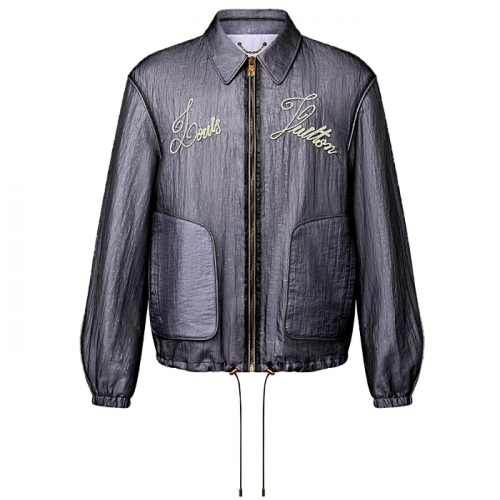 LOUIS VUITTON 엠브로이더드 나일론 블루종