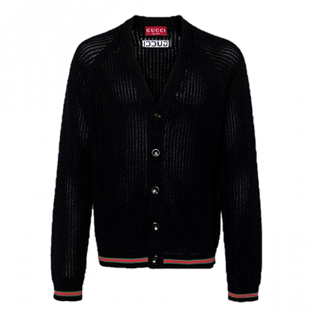 GUCCI 데사르노 웹가디건