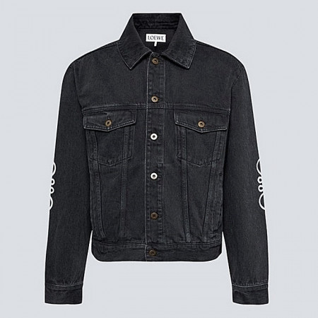 로에베 LOEWE 아나그램 컷아웃 데님자켓