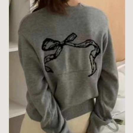 MIU M*U   빽 리본인타 니트 가디건 (A49)