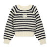 CELINE 트리옹프 모헤어 마리니에르 스트라이프 니트