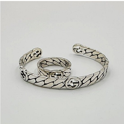 GUCCI 925실버 체인 반지&팔찌 (단품구매가능)  version : 팔찌, 반지