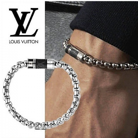 루이*통 LOUIS VUITTON 모노그램 캔버스 팔찌