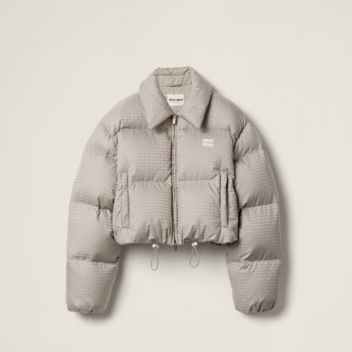 MIU MIU 기능성 퐁제 다운 재킷
