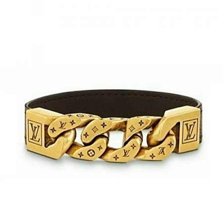 루이*통 LOUIS VUITTON 리베르소 모노체인 브레이슬릿 - 금장