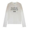 Acne Studios 워싱 데미지 로고 롱슬리브