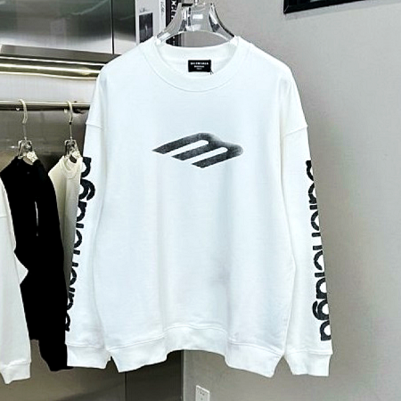 BALENCIAGA  암로고 페인팅 맨투맨