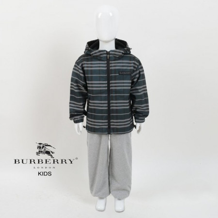 BURBER*Y   24FW 체크 바람막이