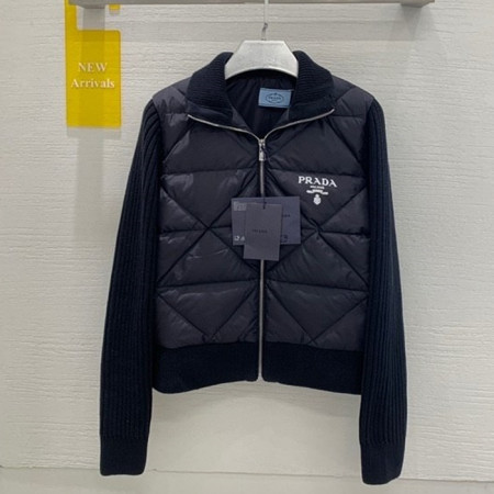 PRA*A   니트 구스 다운 패딩