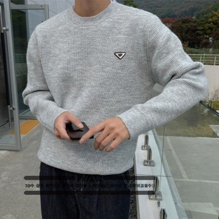 PRA*A   피렌 하찌라운드 니트