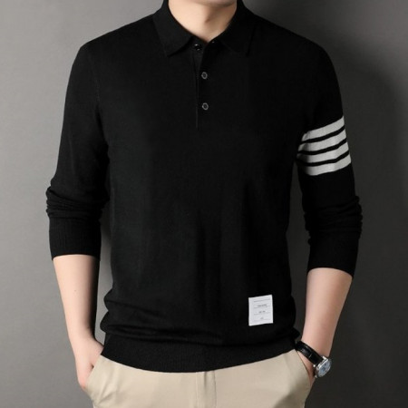 THOM BROW*E   24FW 4바 버튼 울 카라 니트