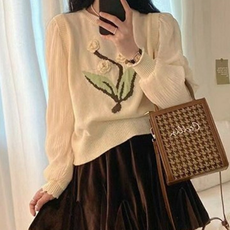 DI*R   튤립 레이어드 니트 (8496)